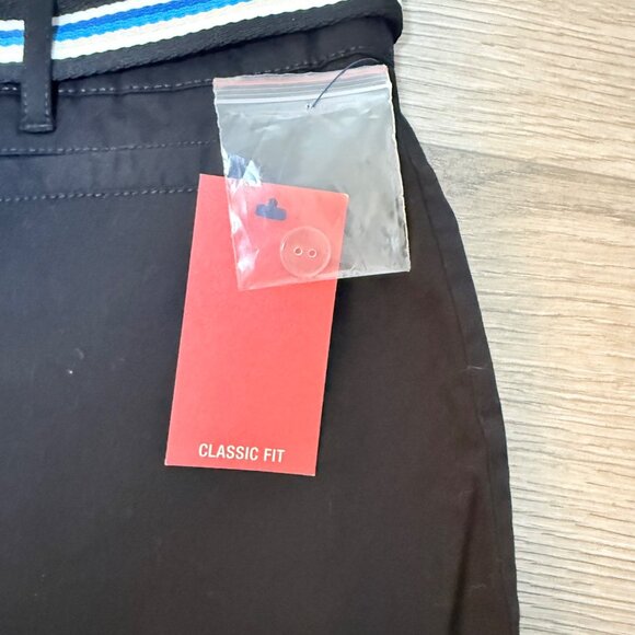 Croft & Barrow Womens Capri Pants Size 12 Black Stretch Crop Wide Leg Classic - Picture 8 of 14